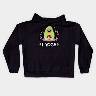 I Love Yoga from Avacado Kids Hoodie